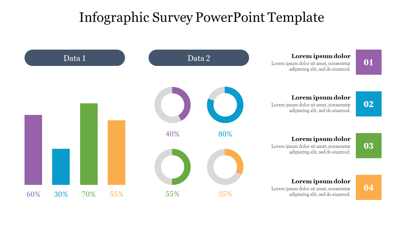 Best Infographic Survey PowerPoint Template
